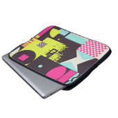 Neomodern Ästhetik des Brutalismus-Design-Posters Laptopschutzhülle (Vorne Knopf)