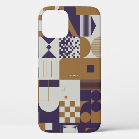 Neomomoderne Ästhetik von Brutalismus Design Poste Case-Mate iPhone Hülle (Rückseite)
