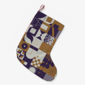 Neomomoderne Ästhetik von Brutalismus Design Poste Kleiner Weihnachtsstrumpf (Vorderansicht (hängend))