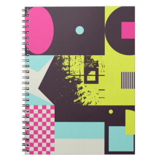 Neomomoderne Ästhetik von Brutalismus Design Poste Notizblock