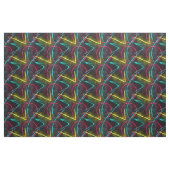 Neon80er abstraktes geometrisches Muster Stoff (Fat Quarter (45,7 x 55,9 cm))