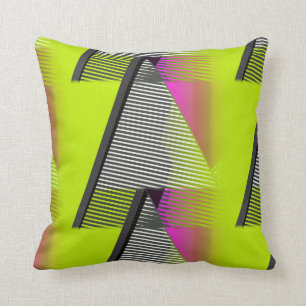 Neon80er Muster Kissen