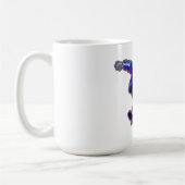 Neon 3D Skeleton Skateboarding – Funny Streetwear Kaffeetasse (Links)