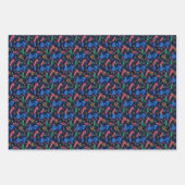 Neon 67 Meme Christmas Funny Xmas Lights Geschenkpapier Set (Vorderseite 3)