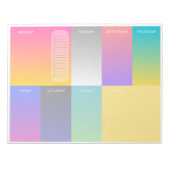 Neon 8x11 Notebook Notizblock (Vorderseite)