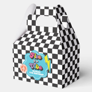 Neon 90er Retro Five ist eine Stimmung 5. Geburtst Geschenkschachtel