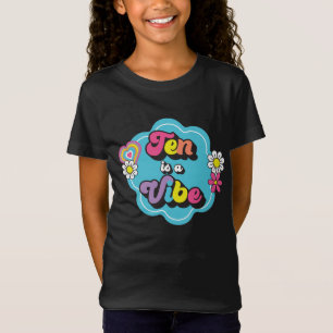 Neon 90er Retro Ten ist eine Stimmung 10. Geburtst T-Shirt