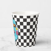 Neon 90s Retro Thirteen ist ein Vibe 13. Geburtsta Pappbecher (Links)