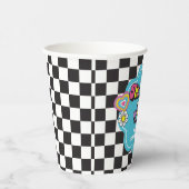 Neon 90s Retro Thirteen ist ein Vibe 13. Geburtsta Pappbecher (Rechts)