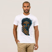 Neon Abstract Face T-Shirt (Vorne ganz)