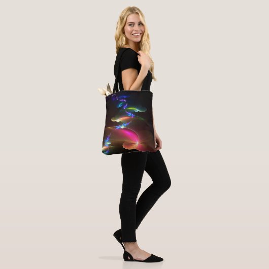 Neon Abstract Light Art Tasche (Am Model)