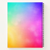 Neon Abstract with Fun Text Notizblock (Rückseite)