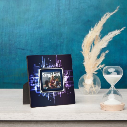 Neon Abstrakt Art Plaque Fotoplatte (InSitu)