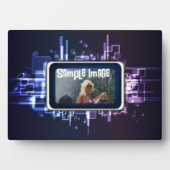 Neon Abstrakt Art Plaque Fotoplatte (Vorderseite)