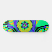 Neon Abstrakt D Brand Skateboard (Horizontal)