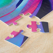 Neon Abstrakt Daisis mit Vivid Colors Puzzle (Seite)