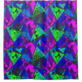 Neon abstrakt . duschvorhang (Vorderseite)