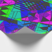 Neon abstrakt . geschenkpapier (Ecke)
