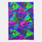 Neon abstrakt . geschirrtuch (Vertikal)