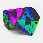 Neon abstrakt . krawatte (Gerollt)