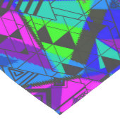 Neon abstrakt . kurzer tischläufer (Ecke)