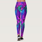 Neon abstrakt . leggings (Rückseite)