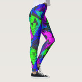 Neon abstrakt . leggings (Rechts)