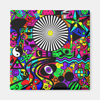 Neon Abstrakt Magnet