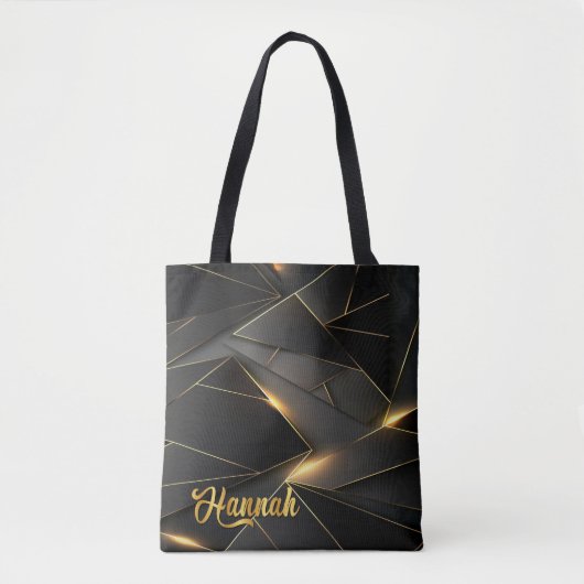 Neon Abstrakt Personalisiert Tote Bag Tasche (Vorderseite)