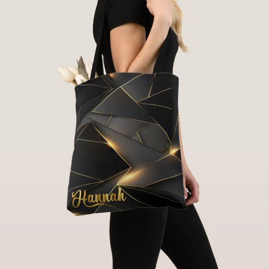 Neon Abstrakt Personalisiert Tote Bag Tasche (Von Nahem)