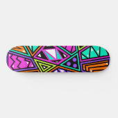Neon abstrakt Skateboard (Horizontal)