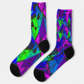 Neon abstrakt . socken (Linkes Detail)