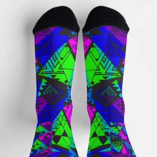 Neon abstrakt . socken (Oben)