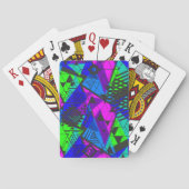 Neon abstrakt . spielkarten (Rückseite)