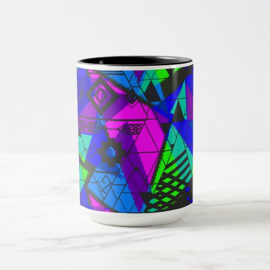 Neon abstrakt . tasse (Zentrum)