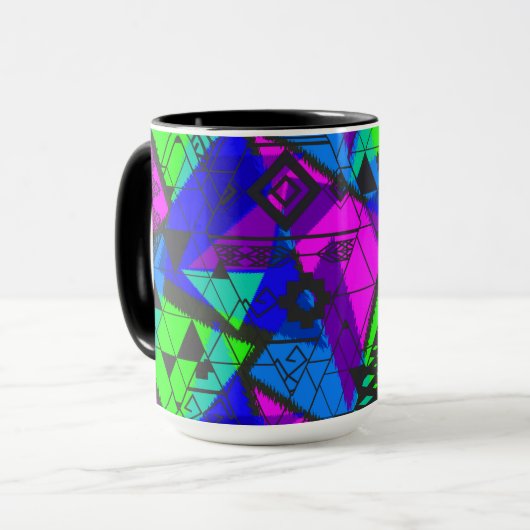 Neon abstrakt . tasse (Vorderseite Links)