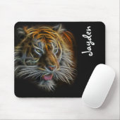 Neon Abstrakt TigerHead Mouse Pad Mousepad (Mit Mouse)