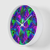 Neon abstrakt . tischdecke uhr (Winkel)