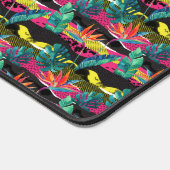 Neon Abstrakt Tropical Texture Pattern 2 Schreibtischunterlage (Ecke)