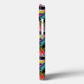 Neon Abstrakt Tropical Texture Pattern Case-Mate iPhone Hülle (Rückseite / Links)