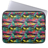 Neon Abstrakt Tropical Texture Pattern Laptopschutzhülle (Vorderseite)