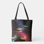 Neon-Abstrakte Lichtkunst Tasche (Rückseite)