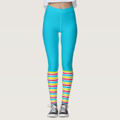 Neon Aerobics Leg Warmer Leggings (Vorderseite)