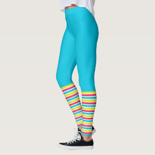 Neon Aerobics Leg Warmer Leggings