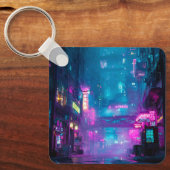 Neon After Midnight Schlüsselanhänger (Vorderseite)