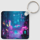 Neon After Midnight Schlüsselanhänger (Rückseite)