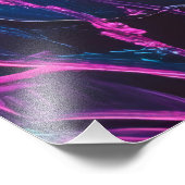 Neon Alien Goddess Fotodruck (Ecke)