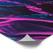 Neon Alien Goddess Poster (Ecke)