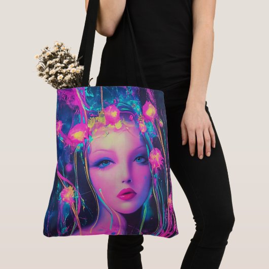 Neon Alien Goddess Tasche (Von Nahem)