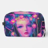 Neon Alien Goddess Waschbeutel (Vorderseite)